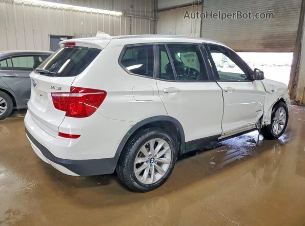 5UXWX9C5XG0D81255 2016 BMW X3 White Rear right