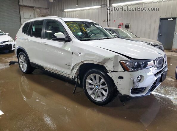 5UXWX9C5XG0D81255 2016 BMW X3 White Front right