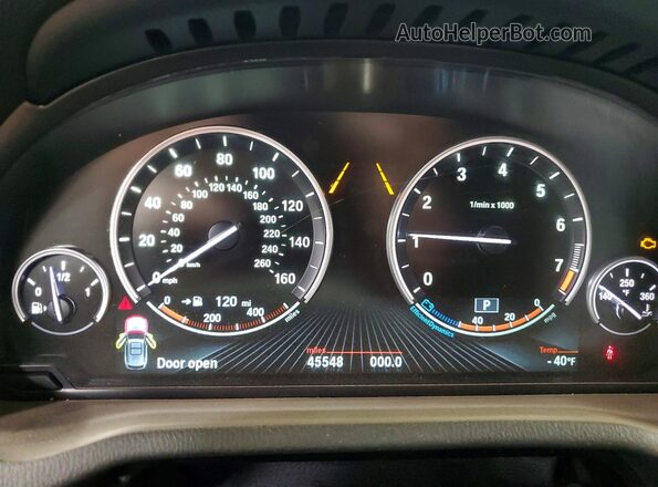 5UXWX9C5XG0D81255 2016 BMW X3 White Instrument cluster view