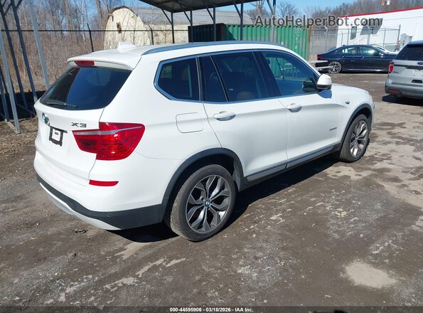 5UXWX9C5XH0T15562 2017 BMW X3 White 