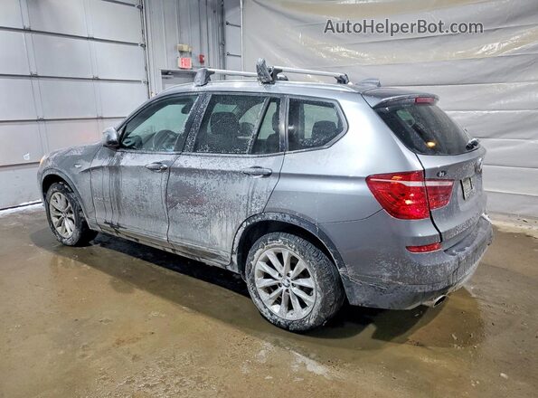 5UXWY3C52G0N88309 2016 BMW X3 Серебряный Задняя левая четверть