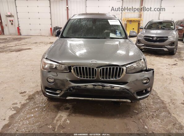 5UXWZ7C3XH0X39448 2017 BMW X3 Gray Front view