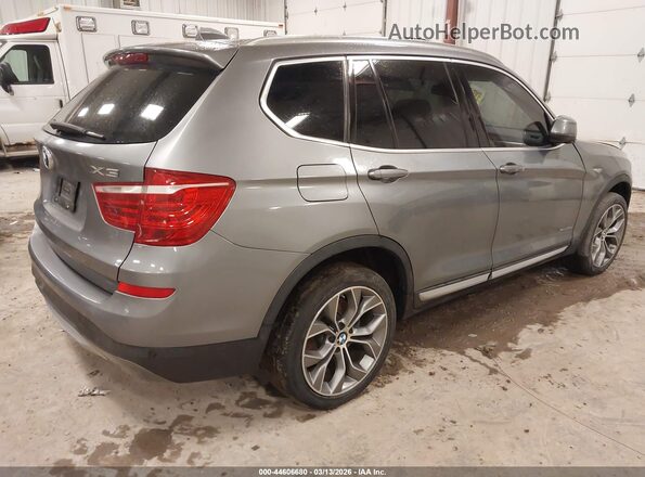 5UXWZ7C3XH0X39448 2017 BMW X3 Gray Rear right