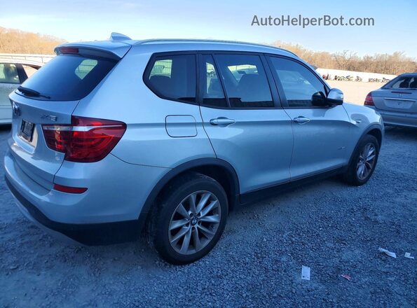 5UXWZ7C59H0U46593 2017 BMW X3 Silver Tył prawy