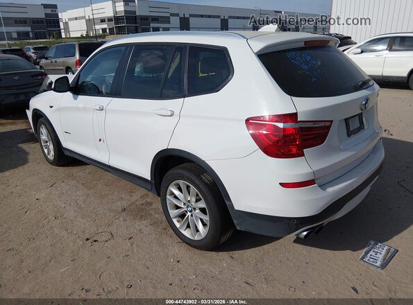 5UXWZ7C5XG0R32991 2016 BMW X3 White Tył lewy