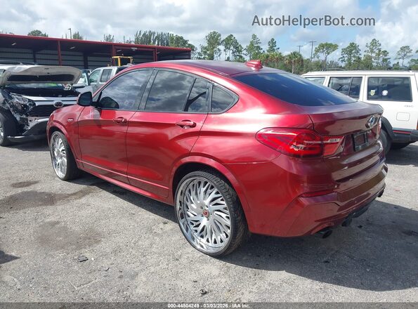 5UXXW7C57J0W64406 2018 BMW X4 Red 