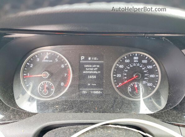 5XXG64J27MG043470 2021 KIA K5 White Սարքավորումների վահանակի տեսք
