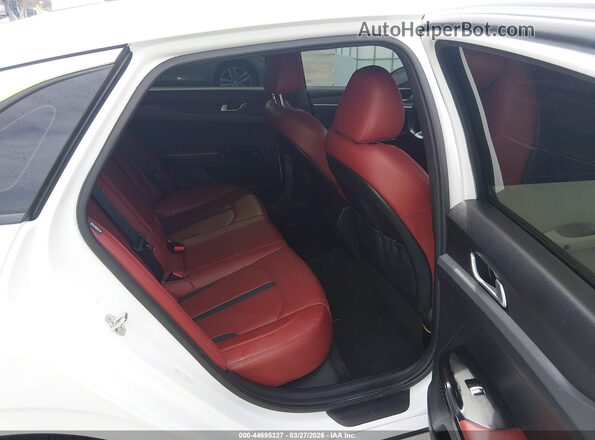 5XXG64J27RG246995 2024 KIA K5 White Vista de la etiqueta del VIN