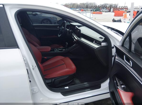 5XXG64J27RG246995 2024 KIA K5 White Vista interior delantera