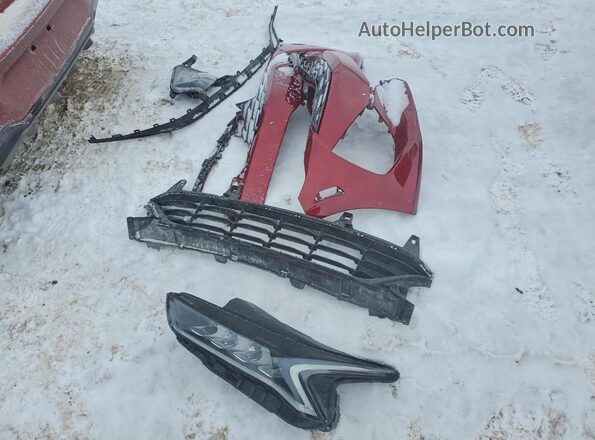 5XXG64J28MG080902 2021 KIA K5 Red Widok komory silnika