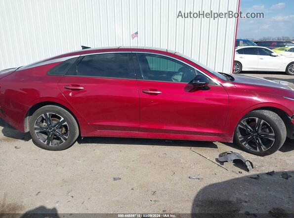 5XXG64J29MG040263 2021 KIA K5 Бордовый Панорамный вид салона 360°