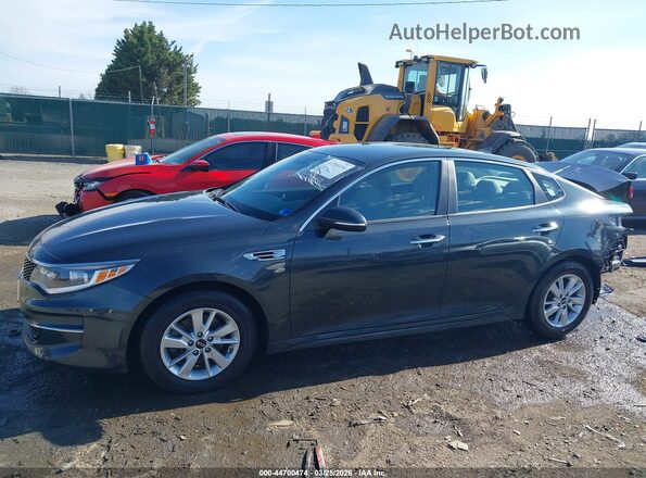 5XXGT4L39GG087635 2016 KIA OPTIMA Gray 