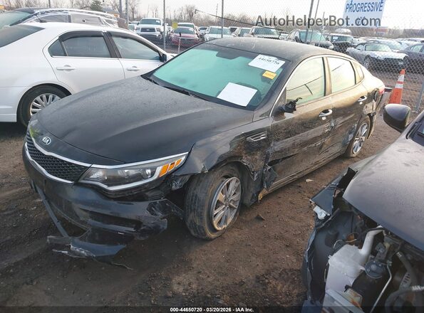 5XXGT4L39GG115160 2016 KIA OPTIMA Black Front left