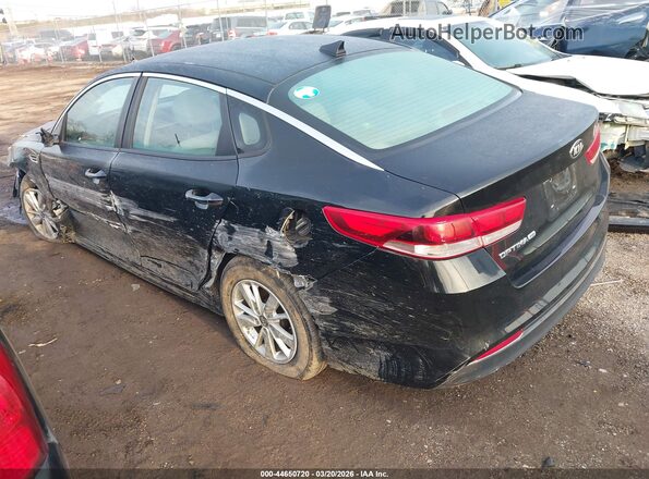 5XXGT4L39GG115160 2016 KIA OPTIMA Black Rear left