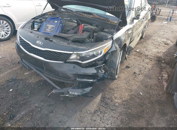 5XXGT4L39GG115160 2016 KIA OPTIMA Black Front view