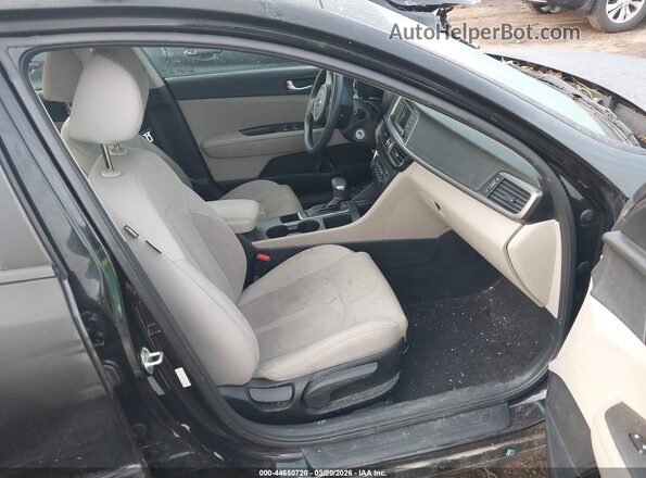 5XXGT4L39GG115160 2016 KIA OPTIMA Black Front interior view