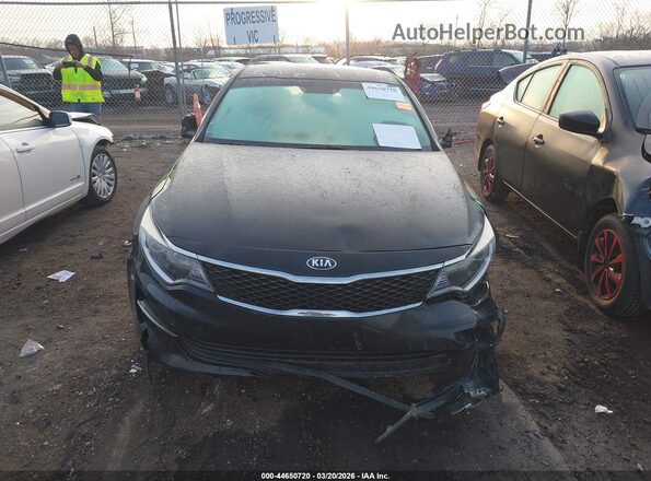 5XXGT4L39GG115160 2016 KIA OPTIMA Black Rear interior view