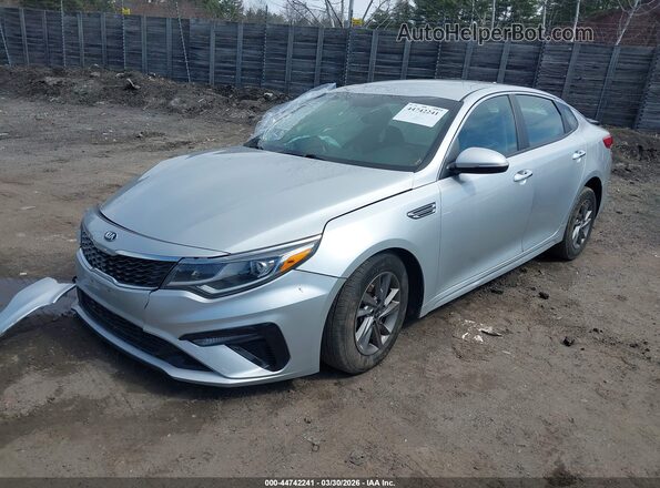 5XXGT4L39LG425190 2020 KIA OPTIMA Silver Առջևի ձախ երեք քառորդ տեսարան