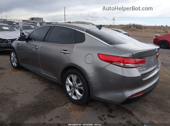 5XXGU4L39GG046998 2016 KIA OPTIMA Gray Rear left