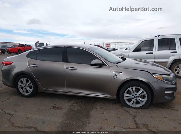 5XXGU4L39GG046998 2016 KIA OPTIMA Gray Rear interior view