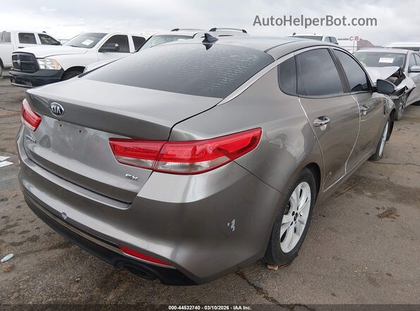 5XXGU4L39GG046998 2016 KIA OPTIMA Gray Rear right