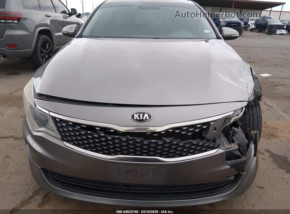 5XXGU4L39GG046998 2016 KIA OPTIMA Gray Instrument cluster view