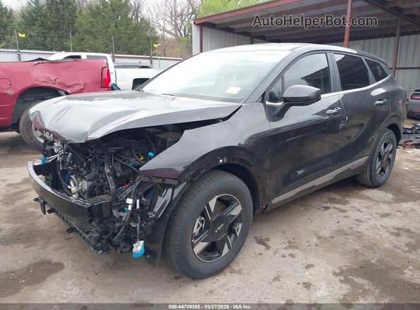 5XYK23DF2TG393579 2026 KIA SPORTAGE Black წინა მარცხენა ხედი სამი მეოთხედიდან