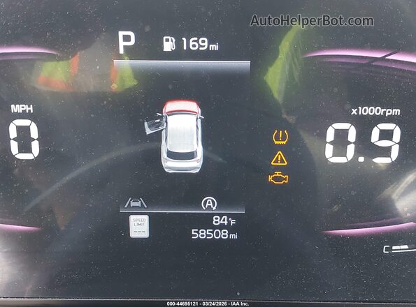 5XYK33AF0PG128036 2023 KIA SPORTAGE White უკანა სავარძლების ხედი