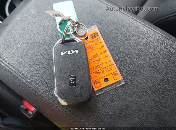 5XYK33DF7RG219142 2024 KIA SPORTAGE Black Widok deski rozdzielczej