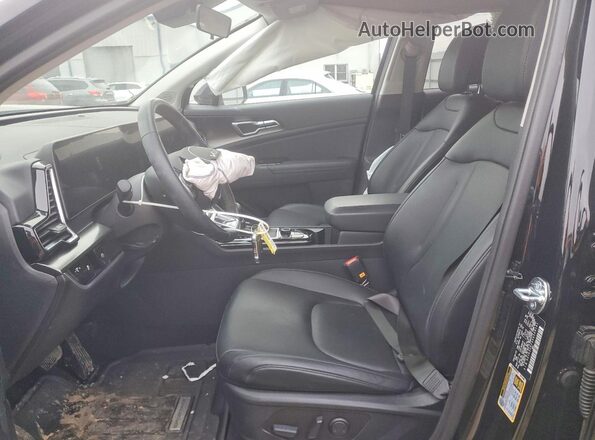 5XYK3CDF4SG308141 2025 KIA SPORTAGE Black Vista interior delantera