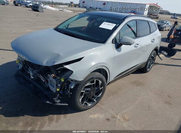 5XYK53AFXPG017729 2023 KIA SPORTAGE Серый Передняя левая четверть