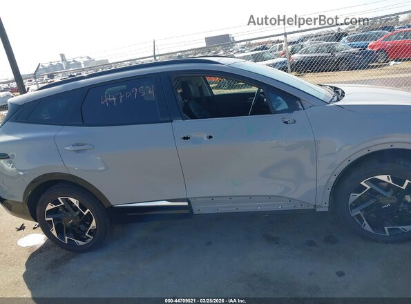 5XYK53AFXPG017729 2023 KIA SPORTAGE Серый Вид задней части салона