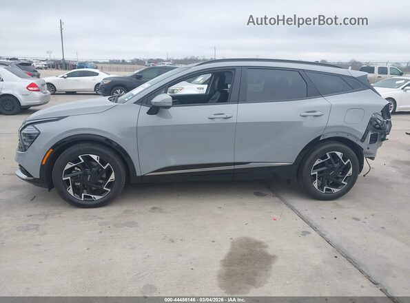 5XYK53DF7SG303526 2025 KIA SPORTAGE Gray 360 interior view