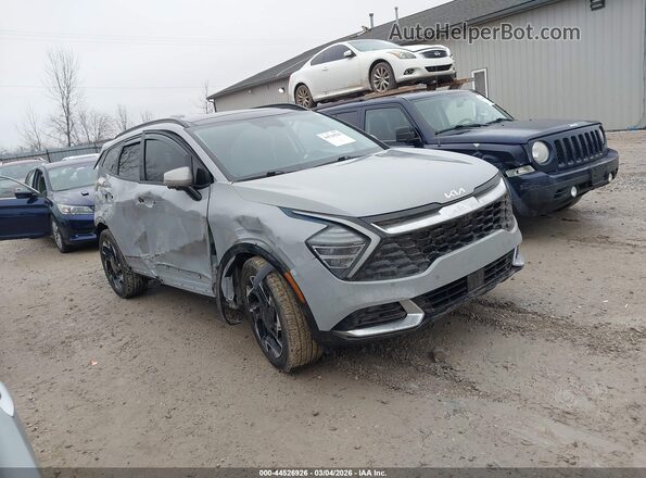 5XYK5CAFXPG004107 2023 KIA SPORTAGE Gray 