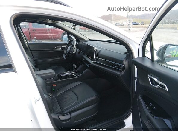 5XYK6CDF9RG206464 2024 KIA SPORTAGE White წინა სალონის ხედი