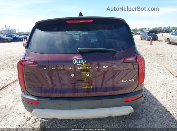 5XYP24HC0LG086066 2020 KIA TELLURIDE Burgundy 