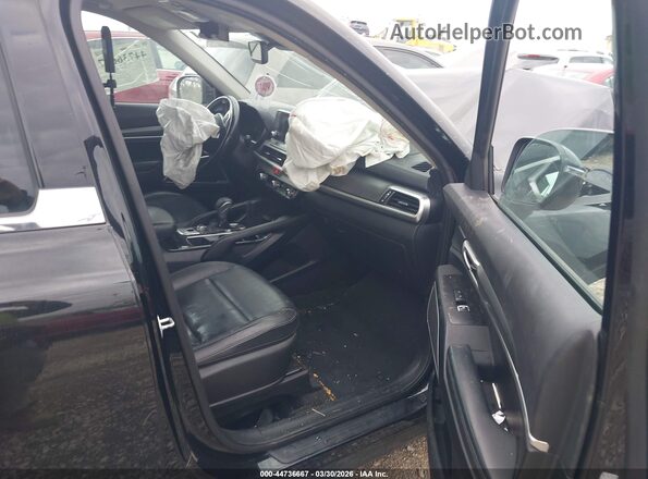 5XYP24HCXLG068836 2020 KIA TELLURIDE Black Widok wnętrza z przodu