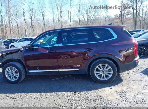 5XYP2DHCXLG061059 2020 KIA TELLURIDE Burgundy 360 interior view