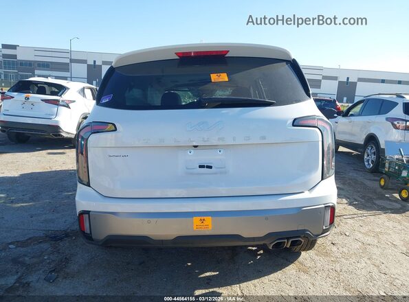 5XYP34GCXSG711232 2025 KIA TELLURIDE White Widok wnętrza z tyłu