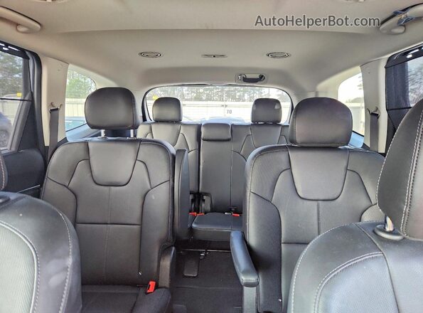 5XYP34HC2MG143740 2021 KIA TELLURIDE Gray Rear seats view