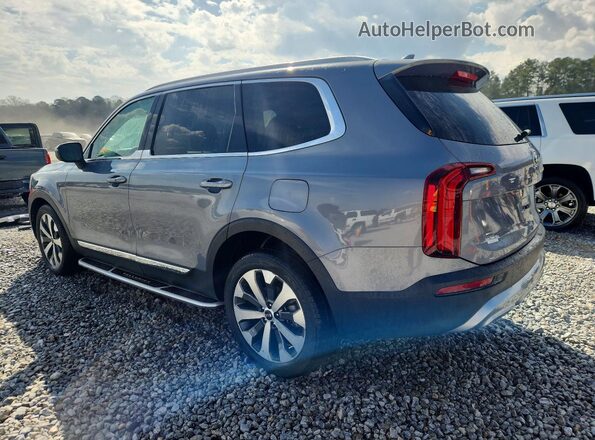 5XYP34HC2MG143740 2021 KIA TELLURIDE Gray Rear left