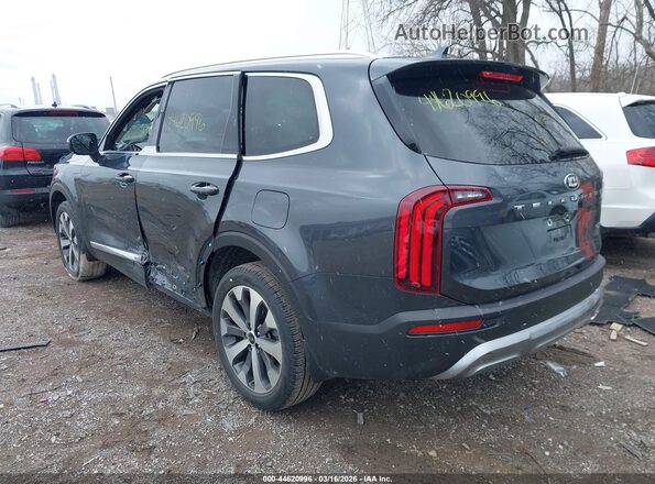 5XYP34HC3MG121648 2021 KIA TELLURIDE Gray Задня ліва чверть