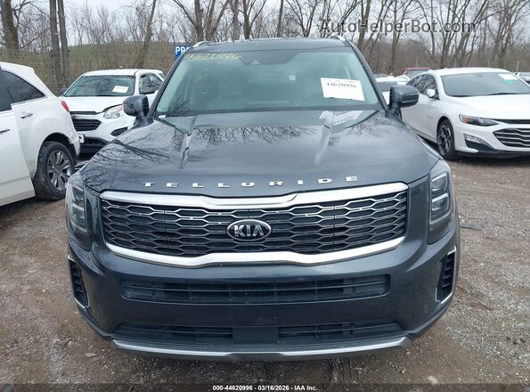 5XYP34HC3MG121648 2021 KIA TELLURIDE Gray Вид щитка приладів