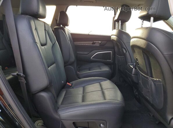 5XYP34HC3NG202697 2022 KIA TELLURIDE Black უკანა სალონის ხედი