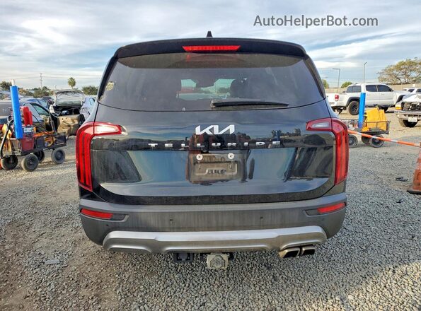 5XYP34HC3NG202697 2022 KIA TELLURIDE Black უკანა ხედი