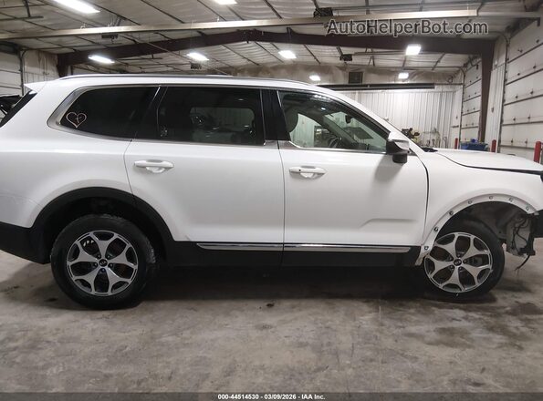 5XYP34HC9MG103574 2021 KIA TELLURIDE White Vista interior de 360 grados