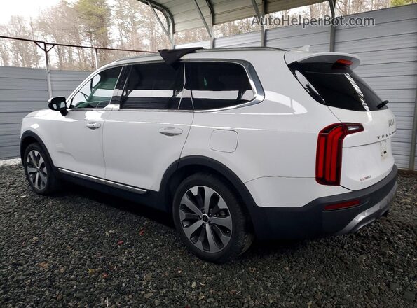 5XYP34HCXNG296447 2022 KIA TELLURIDE White უკანა მარცხენა