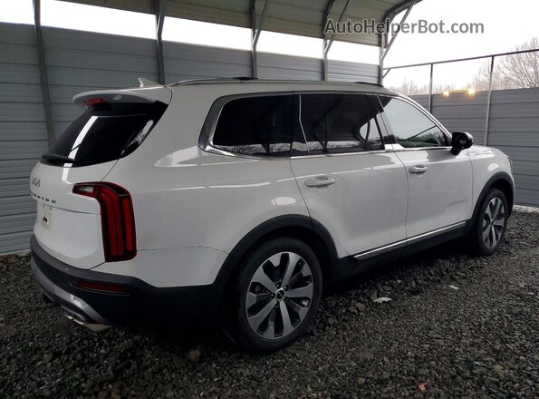 5XYP34HCXNG296447 2022 KIA TELLURIDE White უკანა მარჯვენა