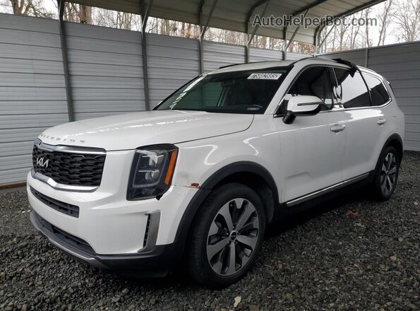 5XYP34HCXNG296447 2022 KIA TELLURIDE White სალონის 360-გრადუსიანი ხედი