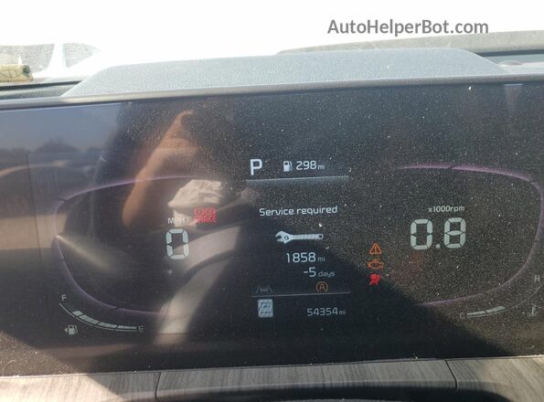 5XYP3DGC1PG341621 2023 KIA TELLURIDE Серебряный Вид щитка приборов